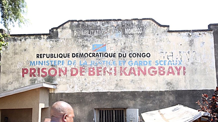 Beni : 9 détenus de la prison de Kangbayi recouvrent la liberté conditionnelle