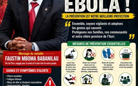 Ituri : le notable Faustin Mboma Babanilau en première ligne pour sensibiliser la population au respect des mesures barrières contre Ebola