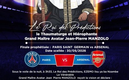 Le Maître des horloges du Football : Jean‑Pierre Manzolo, l’Homme qui prédit et plie le destin des Matchs (Cas PSG vs Arsenal) 