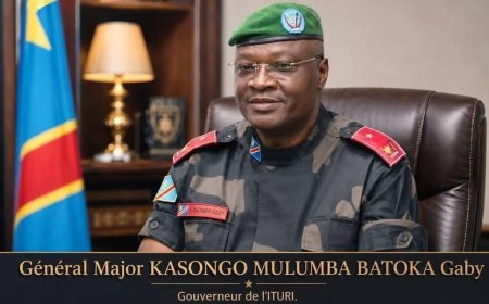 RDC : Le Général-Major Kasongo Mulumba nommé gouverneur militaire de l'Ituri