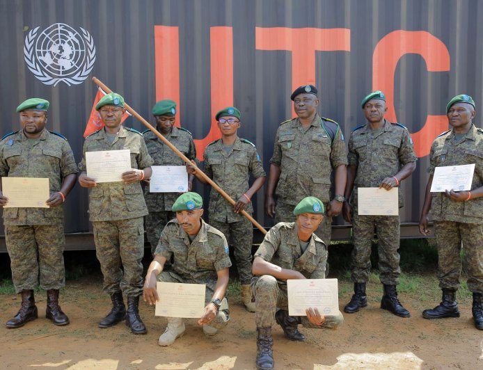 Beni : Huit soldats des FARDC formés à la neutralisation des engins explosifs par l’UNMAS