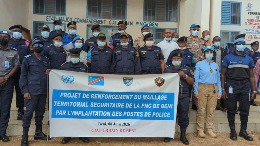 Beni : La MONUSCO déploie des mini-postes de police pour contrer la criminalité