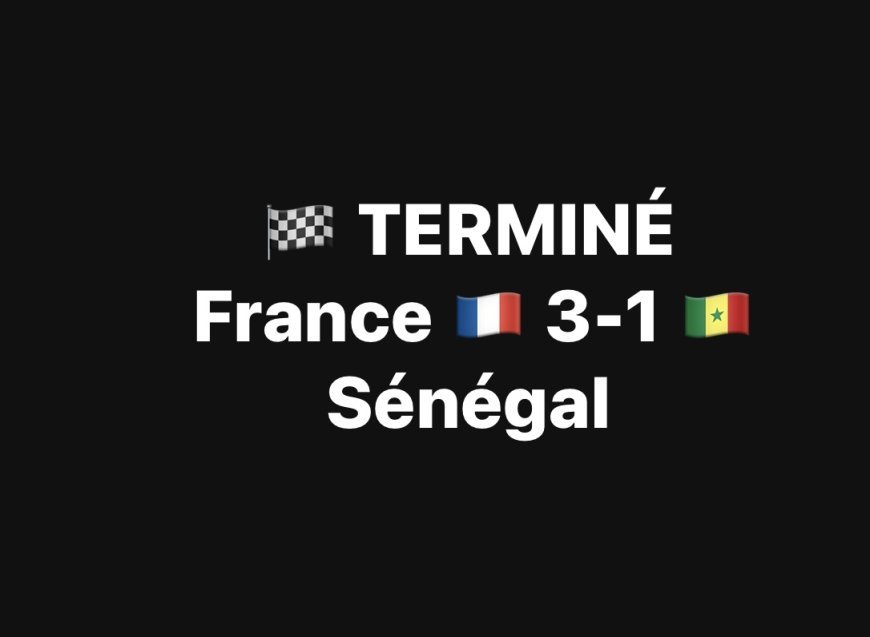 Coupe du Monde 2026 : le Sénégal battu par la France pour son entrée en lice
