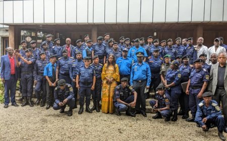 Kisangani : mise à niveau des formateurs de la Police Nationale Congolaise