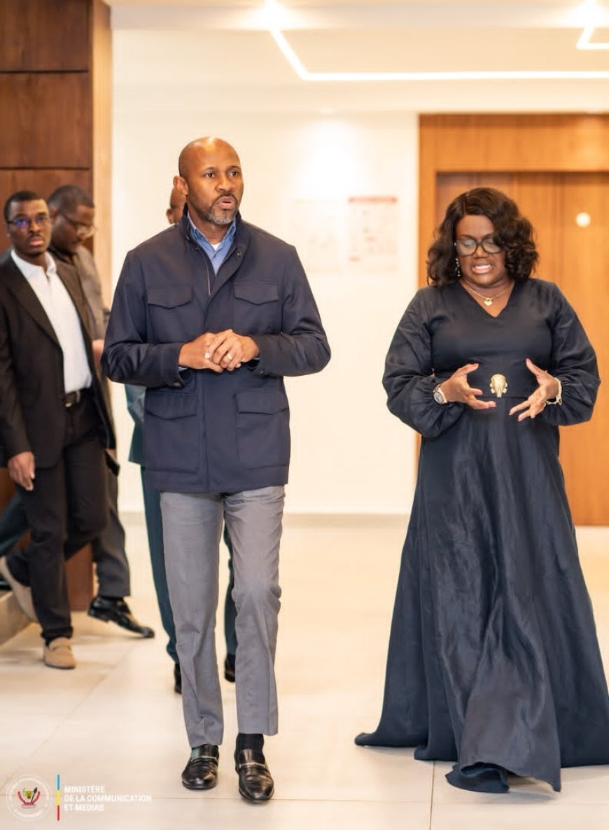 Patrick Muyaya salue l’excellence de Gabon 24 et plaide pour une souveraineté informationnelle africaine