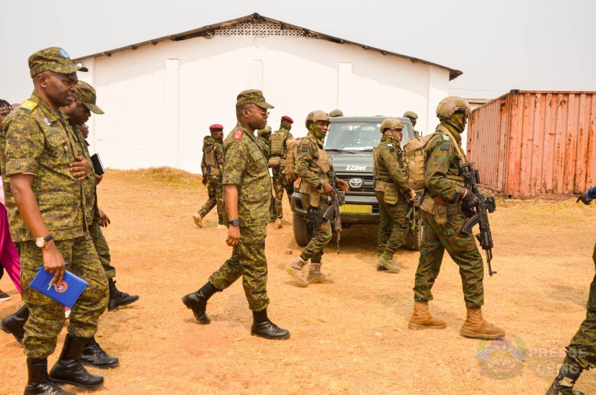 Haut-Lomami : Après la riposte victorieuse des FARDC à Bukama, le Chef d’État-Major général débarque à Kamina