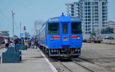 Kinshasa : le train urbain reprend du service entre la Gare Centrale et l’aéroport