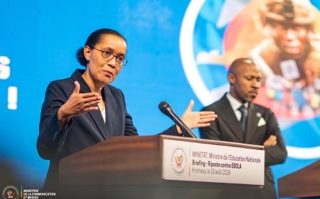 Rentrée Scolaire 2026-2027 : « L’école reste le point de service éducatif », rassure la Ministre Raïssa Malu face à Ebola
