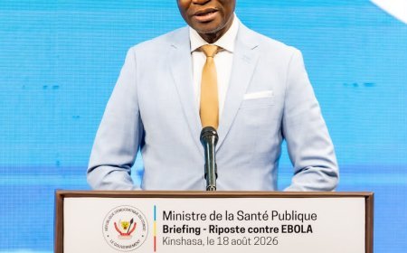 Aucun cas d’Ebola à Kinshasa : Le ministre Roger Kamba rassure et dénonce les fausses rumeurs