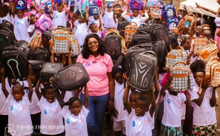 Kinshasa : La Fondation GRAME offre fournitures et scolarité gratuite à plus de 300 enfants de Kimbanseke