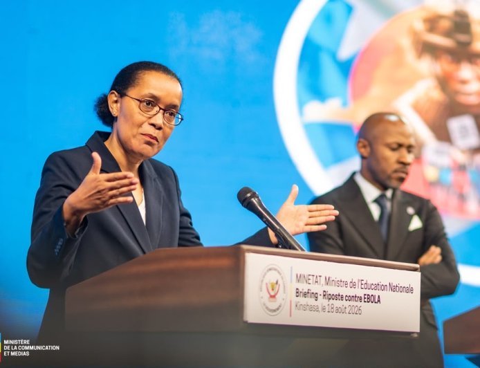 Rentrée Scolaire 2026-2027 : « L’école reste le point de service éducatif », rassure la Ministre Raïssa Malu face à Ebola
