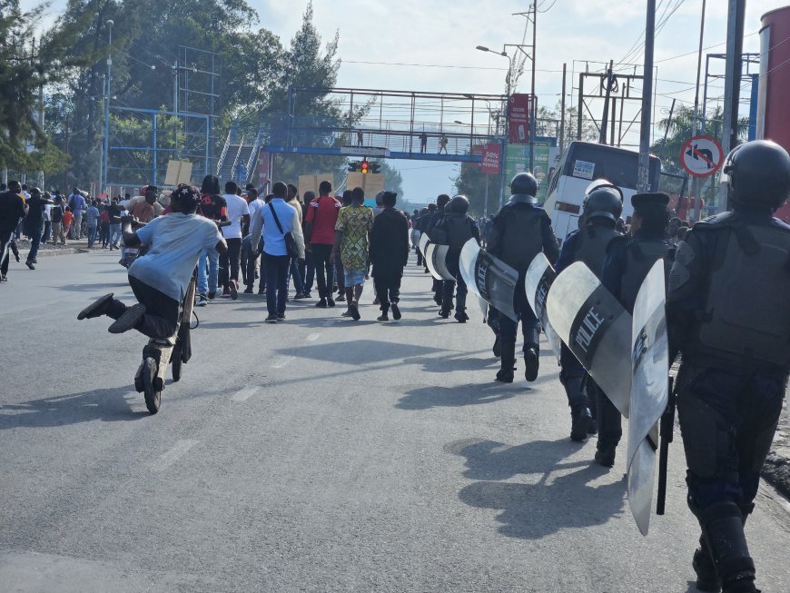 Nord-Kivu : Exigeant le départ du gouverneur et la libération de Mutsuva, la jeunesse défie l'interdiction de manifester