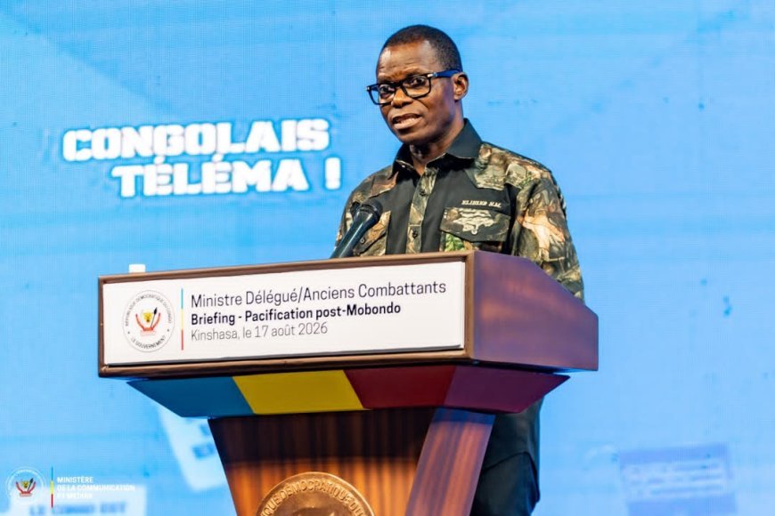 Pacification du Triangle Grand Bandundu-Kinshasa : Éliezer Ntambwe dresse le bilan et fixe le cap