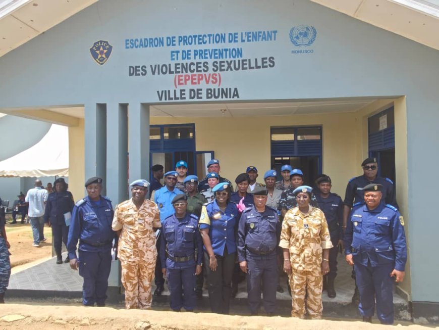 Infrastructures à Bunia : Quand le soutien de la MONUSCO transforme la lutte contre les violences sexuelles et dépolie la police