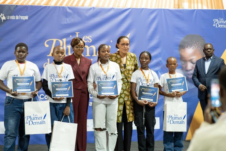 Kinshasa : Raïssa Malu célèbre les « Plumes de Demain », la poésie à la rescousse des orphelins