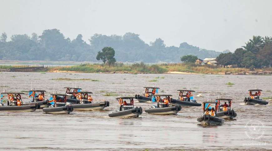 Révolution fluviale en RDC : Félix Tshisekedi lance le balisage stratégique du fleuve Congo et de la rivière Kasaï