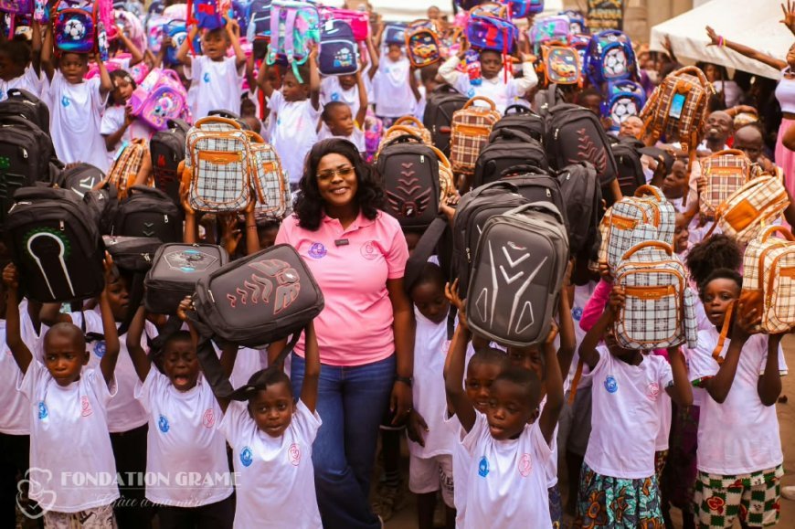 Kinshasa : La Fondation GRAME offre fournitures et scolarité gratuite à plus de 300 enfants de Kimbanseke
