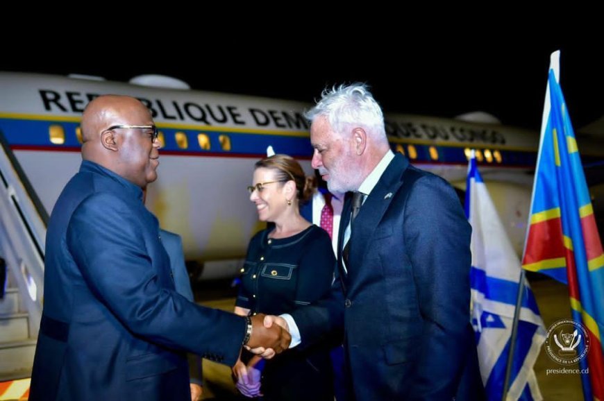 ​RDC–Israël : Félix Tshisekedi à Jérusalem pour consolider l'axe Kinshasa–Tel-Aviv