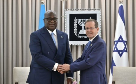 RDC-Israël : Félix Tshisekedi et Isaac Herzog jettent les bases d'un partenariat renforcé à Jérusalem