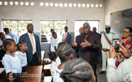 RDC : Félix Tshisekedi en immersion à Kinshasa pour garantir la gratuité et consolider la rentrée scolaire