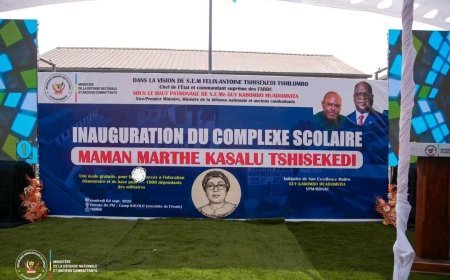 Au Camp Kokolo, une ancienne décharge métamorphosée en école moderne pour 1 000 enfants de militaires