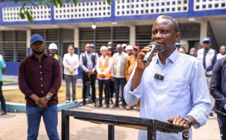 Kinshasa : John Banza Lunda lance la modernisation de la boucle Zénith et engage la réhabilitation du Collège Bonsomi