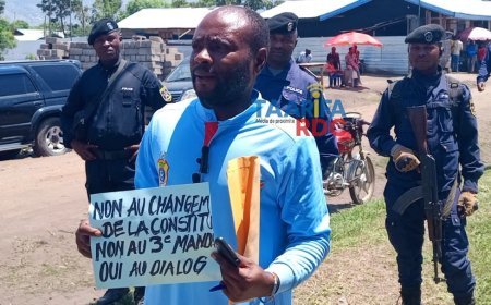 Kasindi : Une marche citoyenne contre le changement constitutionnel s'achève dans le calme