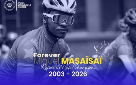 RDC : le cycliste Miguel Masaisai meurt en mission 