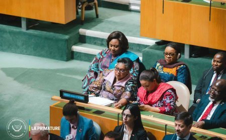 RDC : Judith Suminwa prend part à l’ouverture de la 81ᵉ Assemblée générale de l’ONU