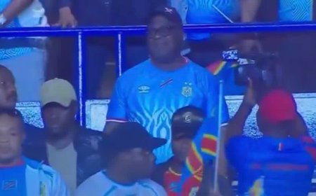 RDC : Félix Tshisekedi présent au stade des Martyrs pour soutenir les Léopards