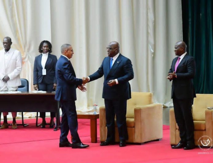 ​Félix Tshisekedi à São Tomé : Entre protocole d'investiture et diplomatie active avec Américo Ramos
