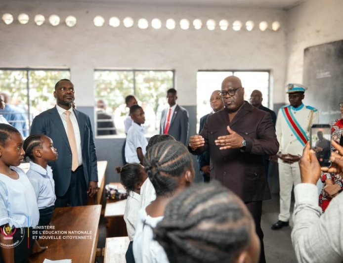 RDC : Félix Tshisekedi en immersion à Kinshasa pour garantir la gratuité et consolider la rentrée scolaire