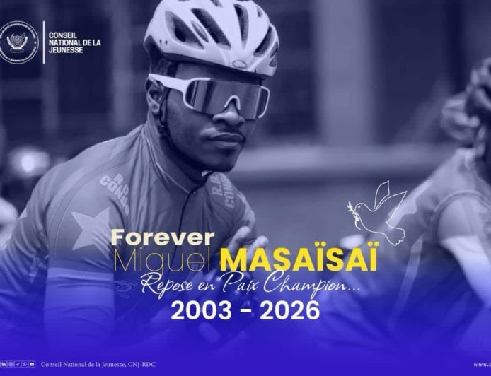 RDC : le cycliste Miguel Masaisai meurt en mission 