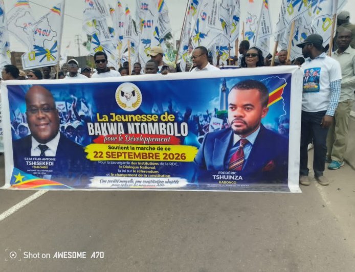 Kinshasa : Mobilisation de la jeunesse de Bakwa Ntombolo en soutien aux réformes institutionnelles et au changement de la Constitution