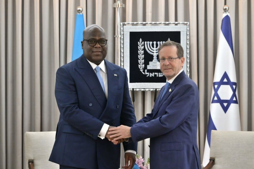 RDC-Israël : Félix Tshisekedi et Isaac Herzog jettent les bases d'un partenariat renforcé à Jérusalem