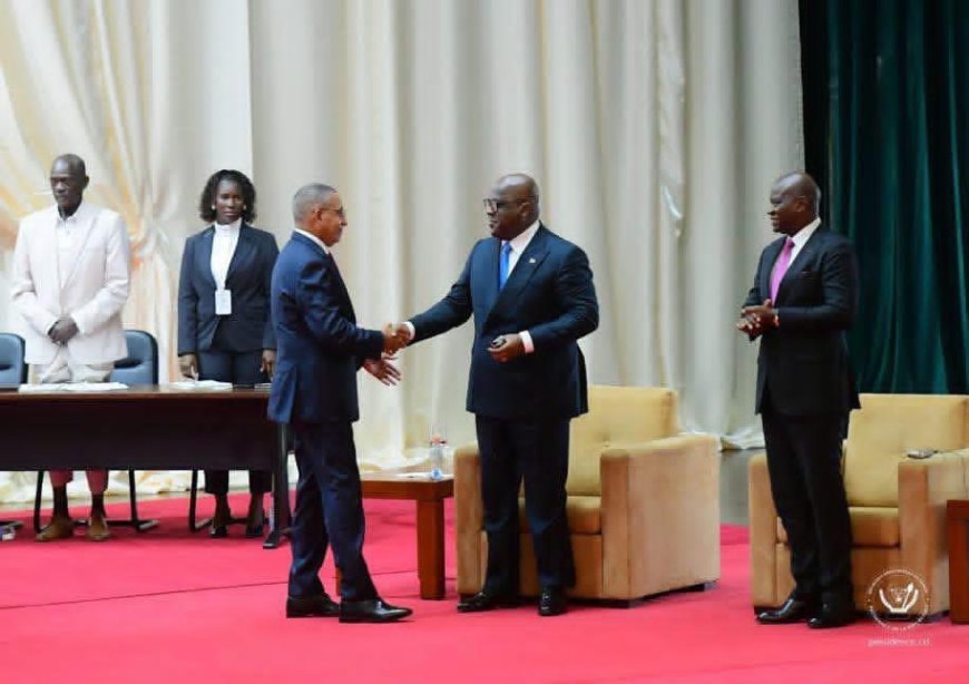 ​Félix Tshisekedi à São Tomé : Entre protocole d'investiture et diplomatie active avec Américo Ramos