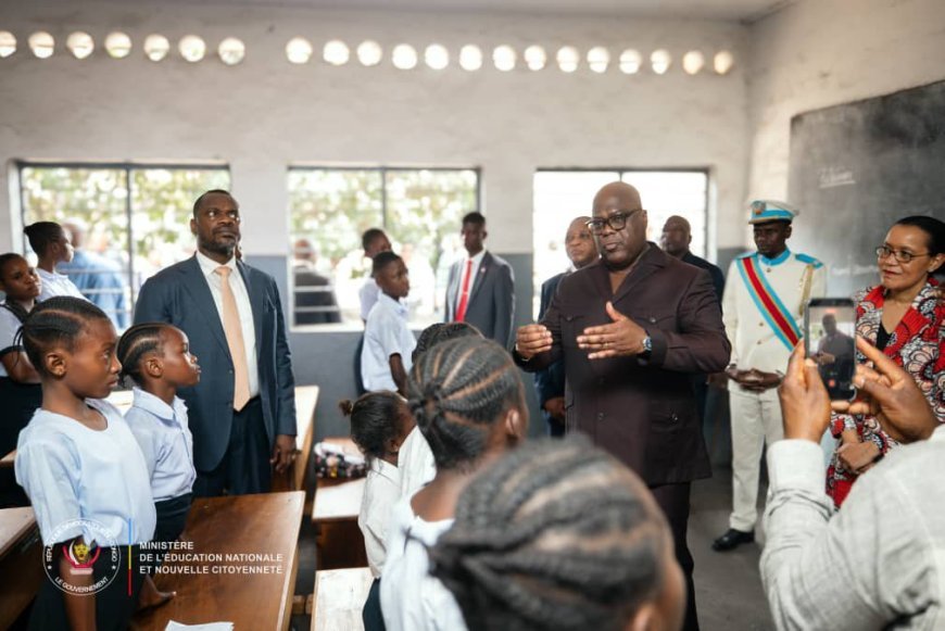 RDC : Félix Tshisekedi en immersion à Kinshasa pour garantir la gratuité et consolider la rentrée scolaire
