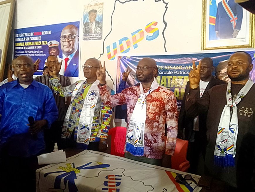 VACANCES PARLEMENTAIRES : Le député national Patrick MATATA appelle à l'unité au sein de l'UDPS à Kisangani