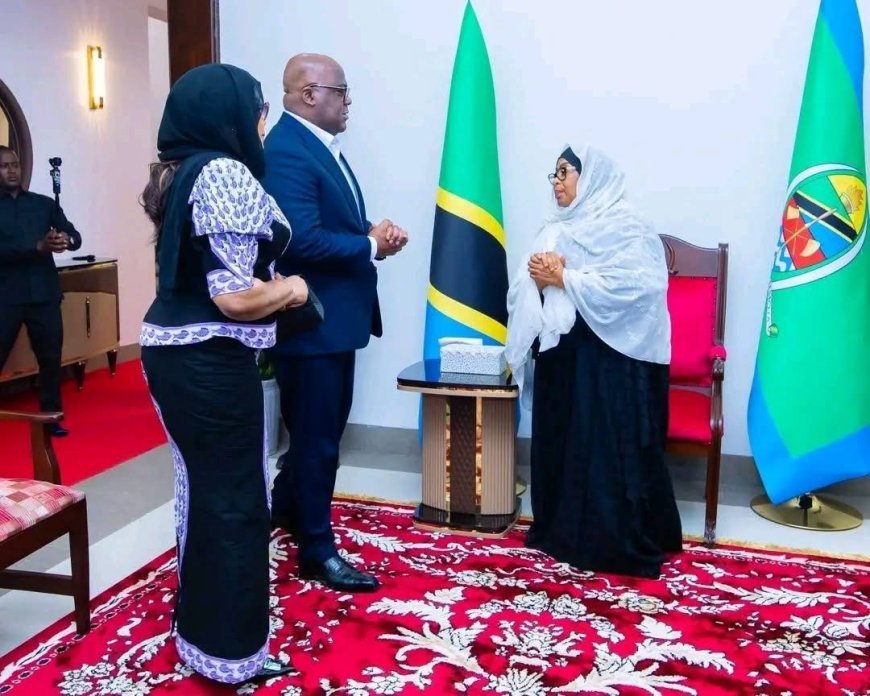 Tanzanie : Félix Tshisekedi à Zanzibar pour présenter ses condoléances à Samia Suluhu Hassan