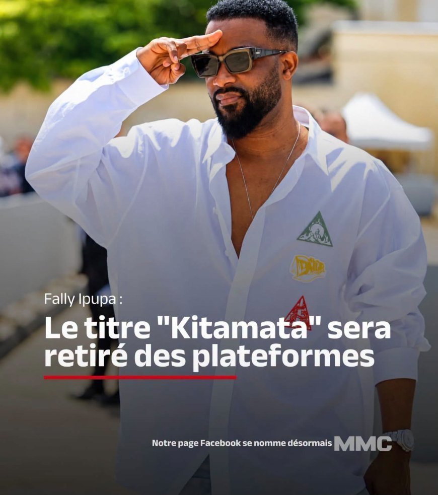 RDC : Fally Ipupa annonce le retrait de « Kitamata » de l’album « XX Délirium »