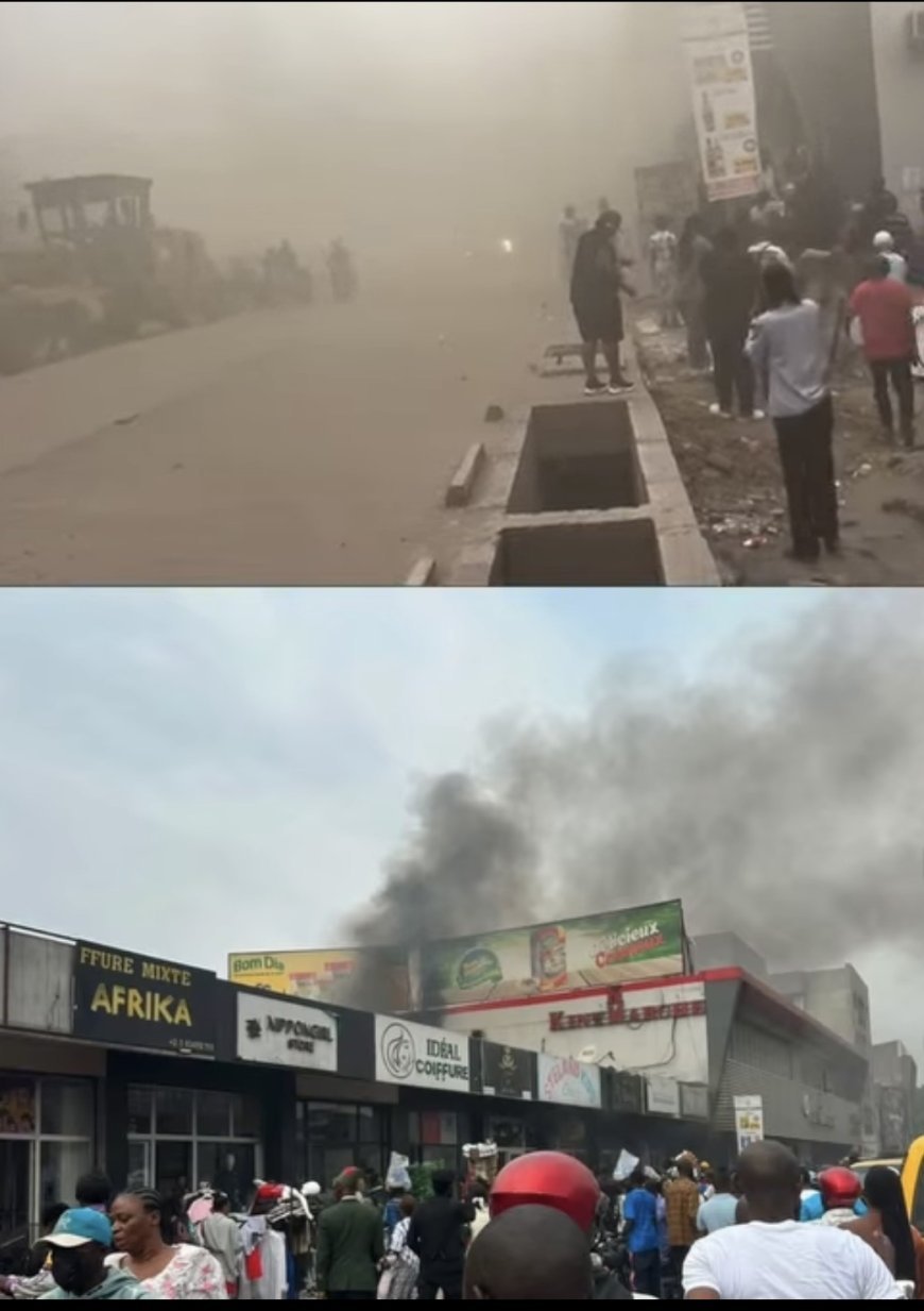 Kinshasa : un incendie en cours signalé dans la commune de Lingwala