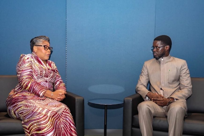 RDC-Sénégal : Bassirou Diomaye Faye échange avec Judith Suminwa à New York