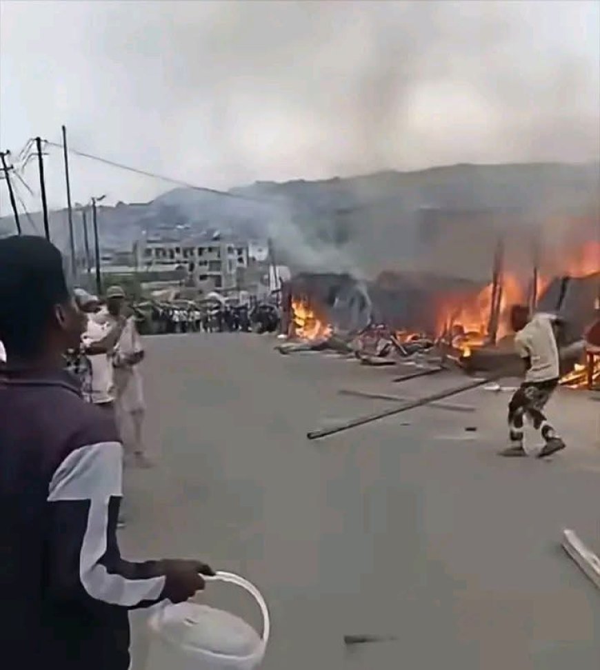 Matadi : un violent incendie ravage plusieurs habitations au rond-point Kinkanda