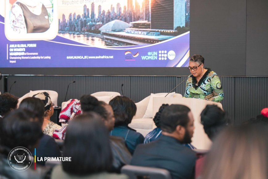 RDC : Judith Suminwa défend une participation accrue des femmes à la gouvernance mondiale