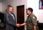 RDC : Le Premier président a.i. de la Haute Cour militaire présente ses civilités à Dieudonné Kamuleta