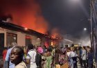 Kinshasa : un incendie ravage plusieurs commerces au marché central, dit « Zando »