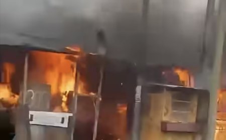 Kinshasa : Un incendie signalé près de l’arrêt Sola dans la commune de Ngaliema