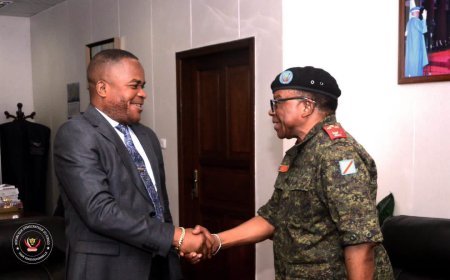 RDC : Le Premier président a.i. de la Haute Cour militaire présente ses civilités à Dieudonné Kamuleta