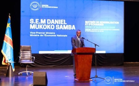 RDC : Daniel Mukoko Samba annonce le contrôle de conformité des opérateurs du petit commerce et du commerce de détail