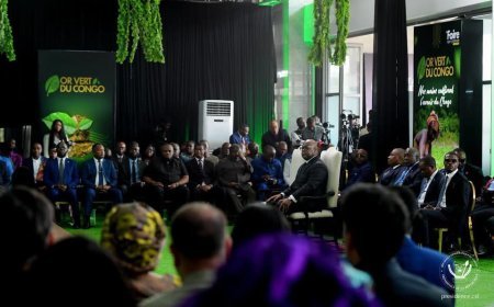 RDC : Félix Tshisekedi et Denise Nyakeru lancent la foire agricole « Or Vert du Congo » à Kinshasa